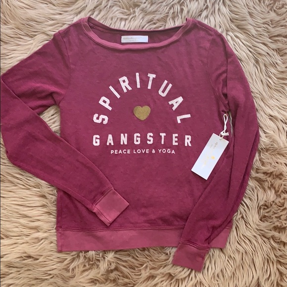 Spiritual Gangster Sweaters - Spiritual Gangster light pullover sweater XS